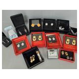 15 pr. asst. N.O.S. earrings incl silver,