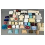 Collection of antique & vintage jewelry boxes-