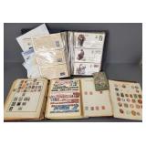 Gp vintage & U.S. foreign stamps in albums & stock