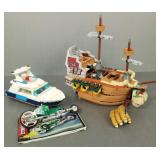 Small gp Legos incl boats (may be incomplete)