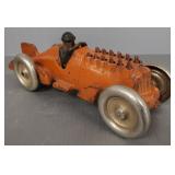 Hubley cast iron race car w/ mechanical pistons