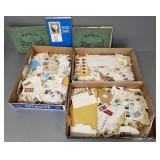 Gp assorted stamps incl U.S., etc- some albums
