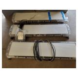 3 Whelen utility light bars: 2 model SW8BBRR,