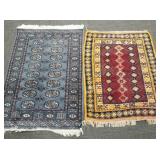 2 small handmade oriental rugs: Moroccan-