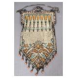Deco Mandalian enameled mesh bag- 8 1/2'L