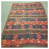 Vintage Kelim tribal rug- 2 seamed sections-
