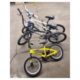 3 kids bikes: Mongoose, Terranaut & Magna (AS IS)