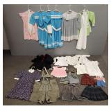 Gp vintage childrens, etc. clothing incl 3 pr
