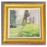 Modern impressionistic oil painting on board-