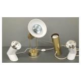 4 modern design spotlight lamps- 10' tallest