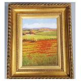 J.C. Seo signed impressionistic oil painting on