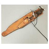 2 pcs Rambo III knives w/ sheaths 16' longest