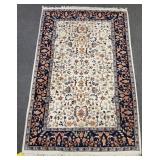 Handmade Kashan rug- approx. 6' x 9'4'