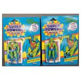 2 Super Powers Martian Manhunter figures -unopened