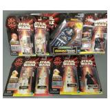 8 Star Wars Episode 1 figures, etc. with commtech