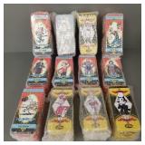 12 Limited Edition comic character figures MIB