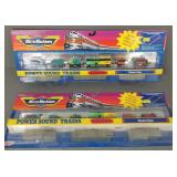 2 Mico Machines train sets MIB- 7'x 19'