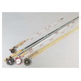 4 asst. vintage flyrods w/ reels incl Shakespeare,