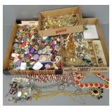 Gp of vintage costume jewelry incl earrings,