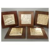 5 sterling silver Franklin Mint Anthony Jones
