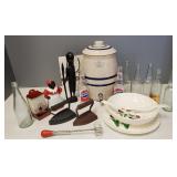 Gp kitchenalia, etc. 2 gallon stoneware cooler