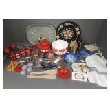 Gp Scandinavian, etc. items incl handpainted,