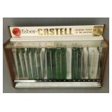 A.W. Faber-Castell  pencil display case w/ pencils