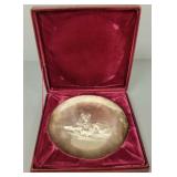 Sterling silver mother's day plate- Collies- 8