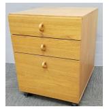 Mod 3 drawer file cabinet on wheels