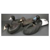 5 Coot, etc. duck decoys incl Marv Meyer,