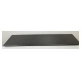 Black quartz stone countertop 67.5'L 18.5'W 1' thk