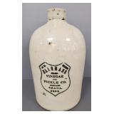 Antique advertising stoneware jug- Haarmann