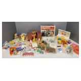 Gp vintage toys, etc. incl Little People, etc.