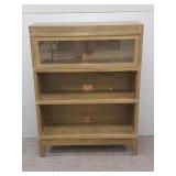 Globe Wernicke painted 3 section stacking bookcase