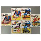 6 Corgi superhero vehicles: #23, 50, 6, 24, 20, 78