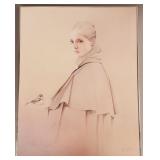 Signed Buchfink (Marie) oil on canvas-