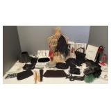 Gp beaded, etc. bags, dresser top items,