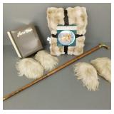 4 New Man" etc. hair pieces/ toupees, blanket, &