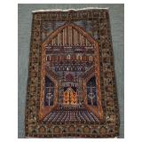 Handmade Oriental rug- approx. 3