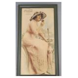 Antique Coca Cola Victorian calendar top (as seen-