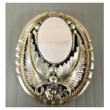 E. Yazzie signed pin/ pendant- 16.9g; 1 3/4" x