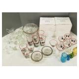 Gp vintage etc. glass incl novelty decorated
