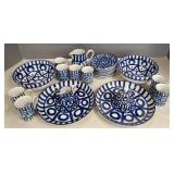 23 pcs Dansk Arabesque dinnerware incl