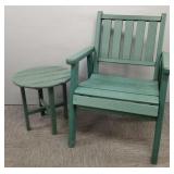2 pcs By The Yard outdoor furniture: chair 36"H