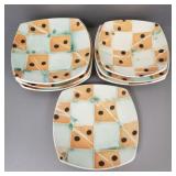 7 pcs Wisconsin studio pottery, signed Noska -