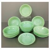 20 vintage 5 3/4"D Fire King jadeite bowls