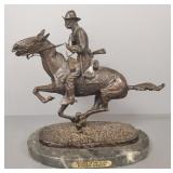Remington recast bronze "Trooper of the Plains" on