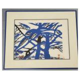 Inagaki Nenjiro (Toshijiro) woodblock print signed