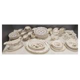 Large group Spode dinnerware Cowslip &