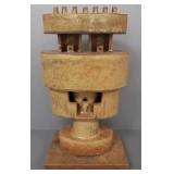Mid-century stoneware sculpture signed Savage 